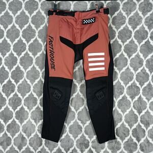 FastHouse Speed Style Race Pants Youth Size 28 Black Rust MX MTB